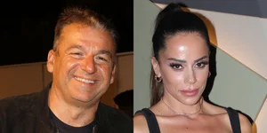 Γιώργος Λιάγκας και Μαρία Αντωνά καταγράφηκαν να απολαμβάνουν παρέα το μπάνιο τους στη θάλασσα