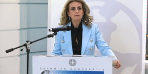 Η Πρόεδρος του Εμπορικού και Βιομηχανικού Επιμελητηρίου Αθηνών, κ. Σοφία Κουνενάκη Εφραίμογλου