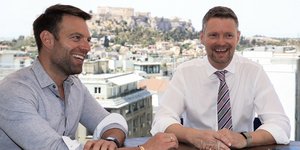 Στέφανος Κασσελάκης και Magnús Árni Skjöld Magnússon