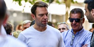 Ο Στέφανος Κασσελάκης σε περιοδεία στην Ηλεία