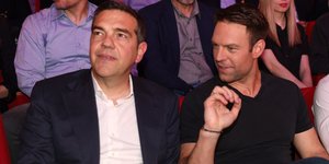 Ο Αλέξης Τσίπρας και ο Στέφανος Κασσελάκης