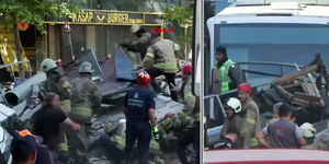 Διασώστες στη Κωνσταντινούπολη