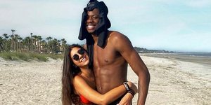 Ο Κώστας Αντετοκούνμπο με τη σύντροφό του Ντέμη Φιλιππάκου