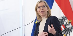 Η υπουργός Περιβάλλοντος της Αυστρίας Λεονόρε Γκεβέσλερ