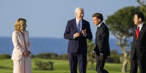 Μπάιντεν, Μακρόν και Μελόνι