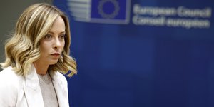 Η Τζόρτζια Μελόνι στη Σύνοδο της ΕΕ