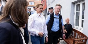 Η πρώτη δημόσια εμφάνιση της πρωθυπουργού της Δανίας