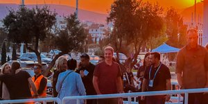 Ο Μητσοτάκης στο ΟΑΚΑ, στη συναυλία των Coldplay