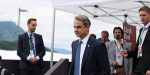 Ο Κυριάκος Μητσοτάκης συμμετέχει στη Σύνοδο Κορυφής για την ειρήνη στην Ουκρανία, στο θέρετρο Burgenstock, κοντά στη Λουκέρνη της Ελβετίας