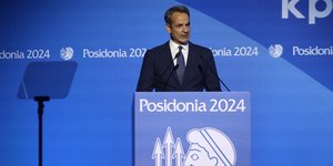 Ο πρωθυπουργός Κυριάκος Μητσοτάκης στα Ποσειδώνια 2024