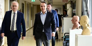 Κυριάκος Μητσοτάκης και Τάκης Θεοδωρικάκος