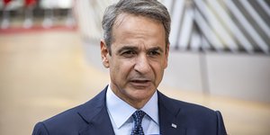 O Κυριάκος Μητσοτάκης κάνει δηλώσεις