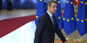 Ο Κυριάκος Μητσοτάκης στις Βρυξέλλες