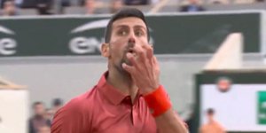 Ο Νόβακ Τζοκοβιτς σε έξαλλη κατάσταση
