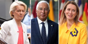 Ούρσουλα φον ντερ Λάιεν, Αντόνιο Κόστα και Κάγια Κάλλας