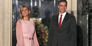 Ο Πέδρο Σάντζεθ με τη σύζυγό του