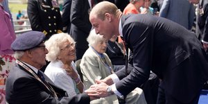 Ο πρίγκιπας Γουίλιαμ σε εκδήλωση για την D-Day