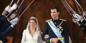 Ο γάμος του βασιλιά Φελίπε και της βασίλισσας Λετίθια