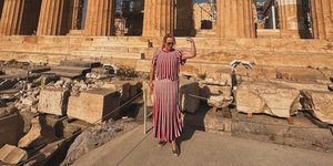 Η Ρέμπελ Φουίλσον στην Ακρόπολη