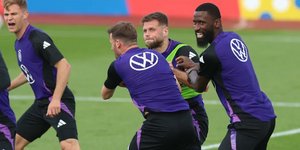 Ρούντιγκερ και Φίλκρουγκ στην προπόνηση της Εθνικής Γερμανίας