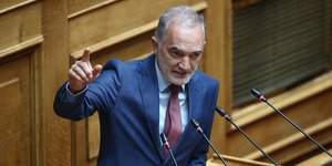 Ο Μάριος Σαλμάς στη Βουλή