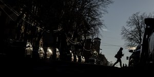 σκια στο δρομο 