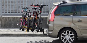 Μεταφορά ποδηλάτων με το αυτοκίνητο 