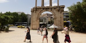 Τουρίστες στην Αθήνα