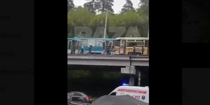 Σύγκρουση τραμ στη Σιβηρία