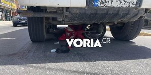 Από το τροχαίο στη Θεσσαλονίκη