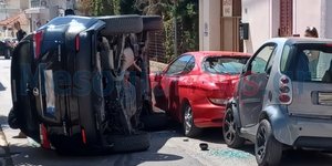 Από το τροχαίο στο Κορωπί
