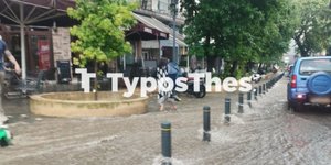 Από την καταιγίδα στην Θεσσαλονίκη