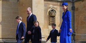 Ο πρίγκιπας Γουίλιαμ με την Κέιτ Μίντλετον και τα τρία τους παιδιά 