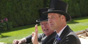 Ο πρίγκιπας Γουίλιαμ στο Άσκοτ