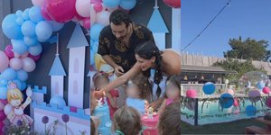 Ο Σάκης Τανιμανίδης και η Χριστίνα Μπόμπα διοργάνωσαν ένα παραμυθένιο πάρτι για τις δίδυμες κόρες τους