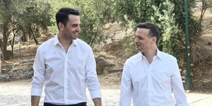 Μανώλης Χριστοδουλάκης και Χάρης Δούκας 