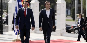 Αλέξης Τσίπρας και Ζόραν Ζάεφ