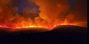 Μεγάλη φωτιά στην νότια Αλβανία