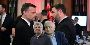 Χάρης Δούκας, Νίκος Ανδρουλάκης, Οδυσσέας Κωνσταντινόπουλος, Χρήστος Πρωτόπαπας 