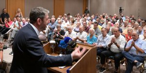 Ο Νίκος Ανδρουλάκης σε ομιλία στα Γιάννενα