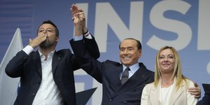 Σαλβίνι, Μπερλουσκόνι και Μελόνι