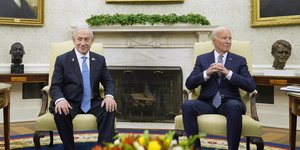 Νετανιάχου και Μπάιντεν στον Λευκό Οίκο