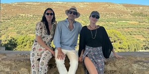 Η Ευγενία Νιάρχου με την Τατιάνα Σάντο Ντομίνγκο