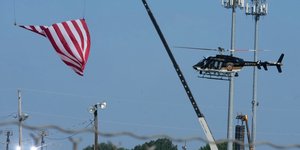 Ελικόπτερο στο σημείο της απόπειρας δολοφονίας κατά του Ντόναλντ Τραμπ