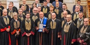 Τελετή αναγόρευσης Ανδρέα Δρακόπουλου στο ΕΚΠΑ
