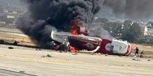 Συντριβή ελικοπτέρου της πυροσβεστικής στην Ιταλία