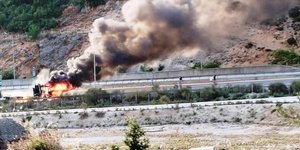 Από τη φωτιά στην Εγνατία οδό