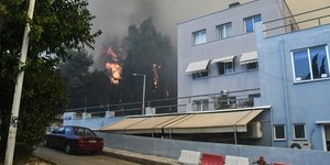 Φωτιά στη Πάτρα