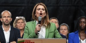 Η Μαρίν Τοντελιέ, επικεφαλής των Πρασίνων στη Γαλλία