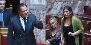 Αντιπαράθεση Άδωνι Γεωργιάδη με Ζωή Κωνσταντοπούλου στη Βουλή 
